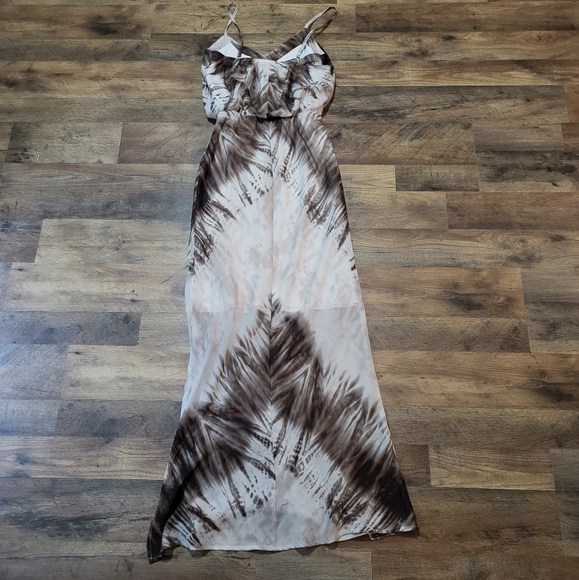 Vince Camuto Women's Printed Blouson Maxi Dress Size 2 - Picture 9 of 11